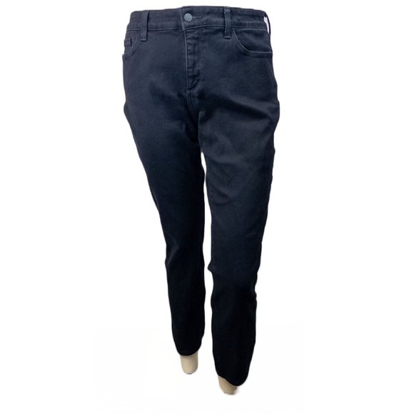 NYDJ Denim - NYDJ ALINA Womens 12P Black Leggings Jeans Plus Lift Tuck Stretch High Rise New